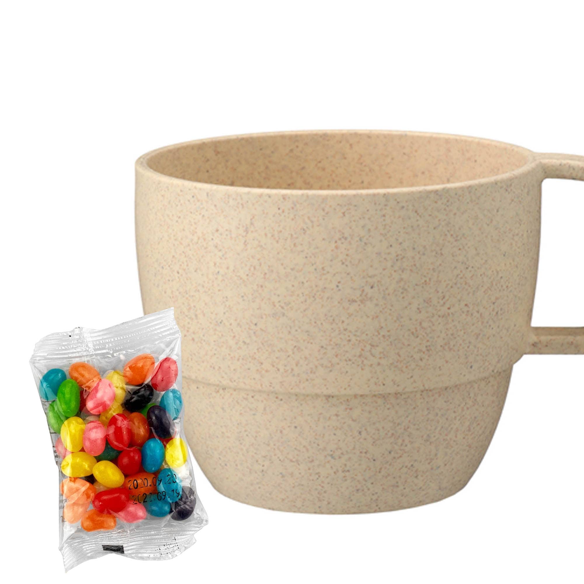Jelly Bean In Vetto Wheat Straw Cup [19-JB022]