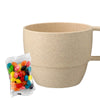 Jelly Bean In Vetto Wheat Straw Cup [19-JB022]