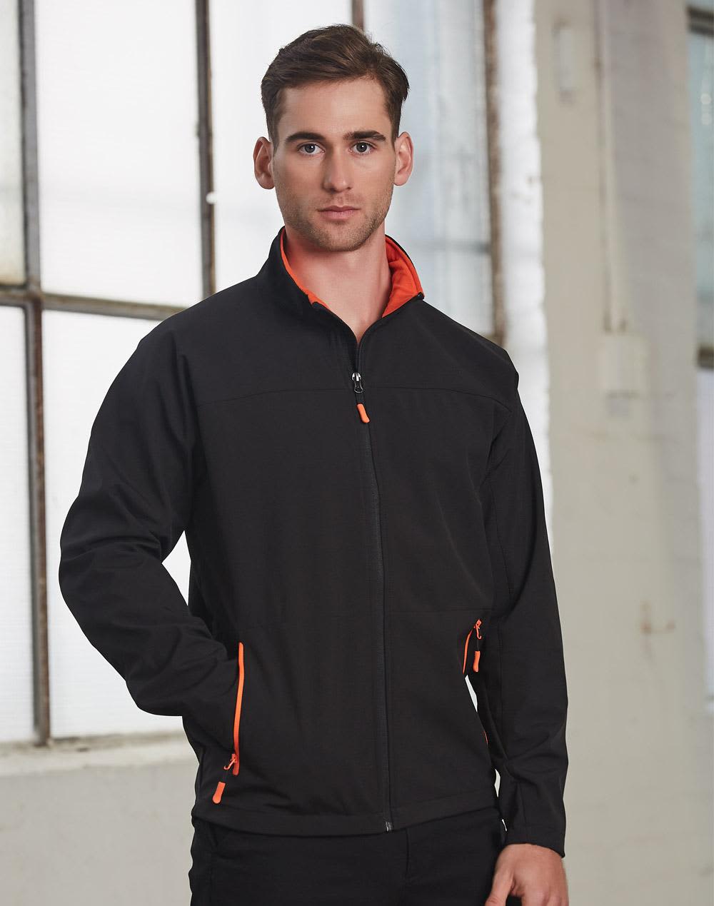 Mens Softshell Contrast Jacket [53-JK15]