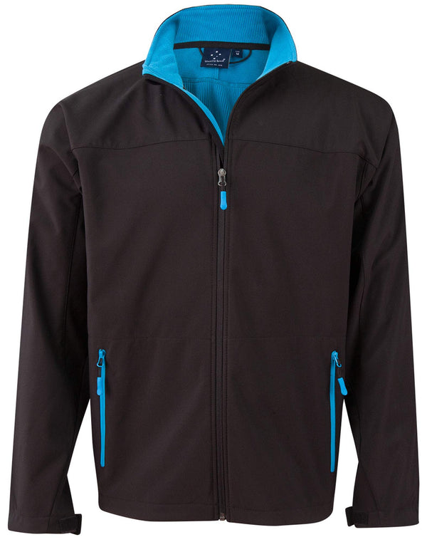 Mens Softshell Contrast Jacket [53-JK15]