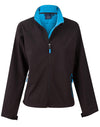 Ladies Softshell Contrast Jacket [53-JK16]