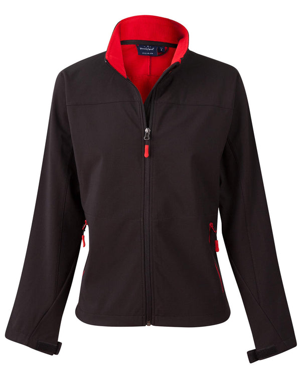 Ladies Softshell Contrast Jacket [53-JK16]