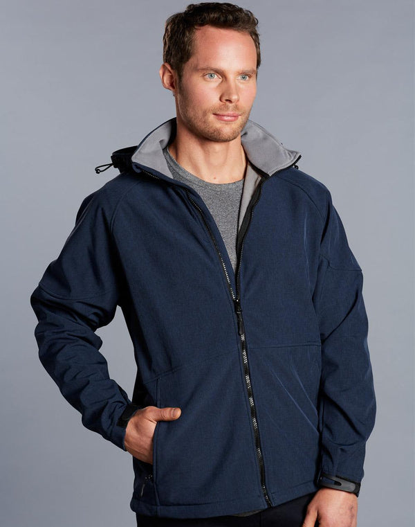 WINNING SPIRIT Aspen Softshell Hood Jacket Mens [53-JK33]