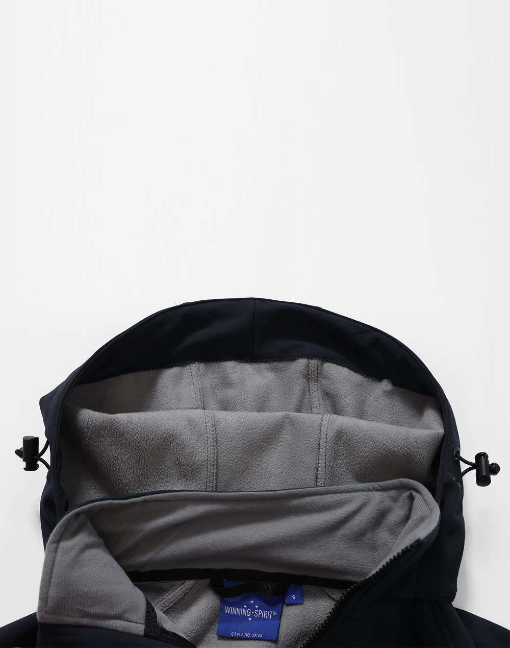 Mens Softshell Full Zip Hoodie [53-JK33]