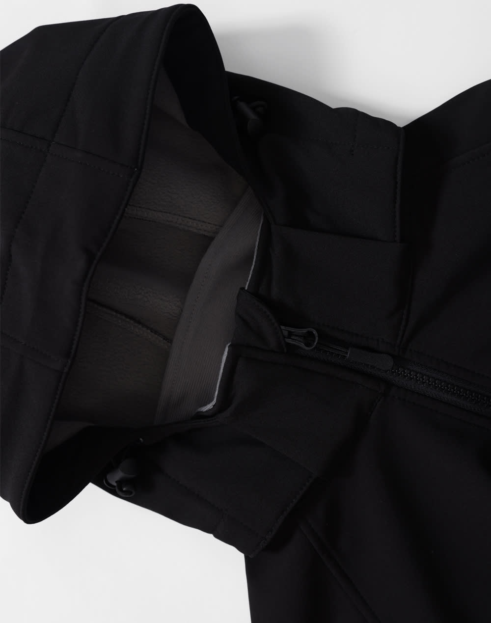 Mens Softshell Full Zip Hoodie [53-JK33]