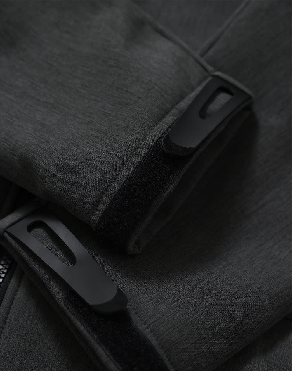 Mens Softshell Full Zip Hoodie [53-JK33]