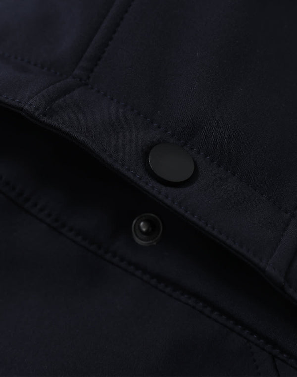 Mens Softshell Full Zip Hoodie [53-JK33]