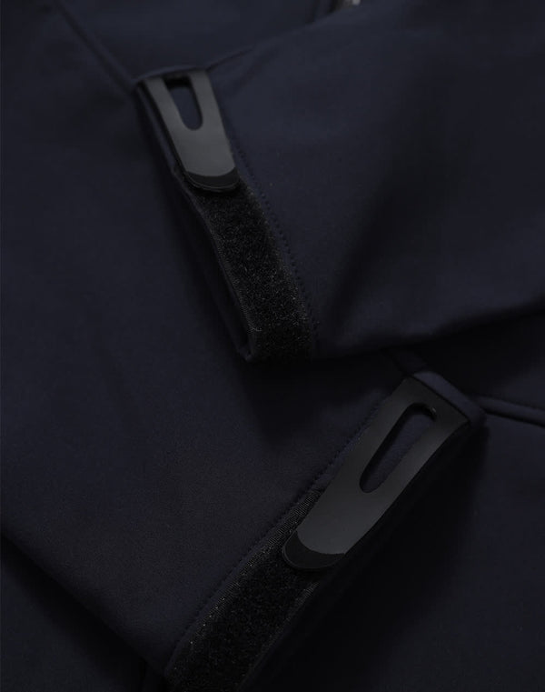 Mens Softshell Full Zip Hoodie [53-JK33]