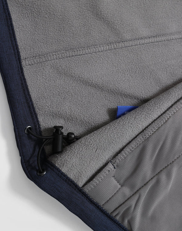 Mens Softshell Full Zip Hoodie [53-JK33]