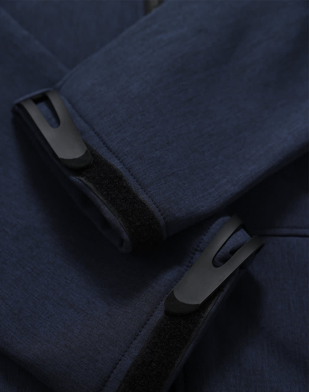 Mens Softshell Full Zip Hoodie [53-JK33]