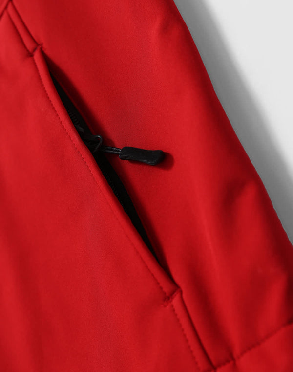 Mens Softshell Full Zip Hoodie [53-JK33]