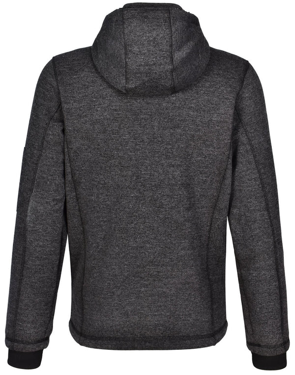 Mens Heather Bonded Fleece Jacket [53-JK41]