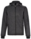 Mens Heather Bonded Fleece Jacket [53-JK41]