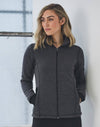 Ladies Heather Bonded Fleece Jacket [53-JK42]