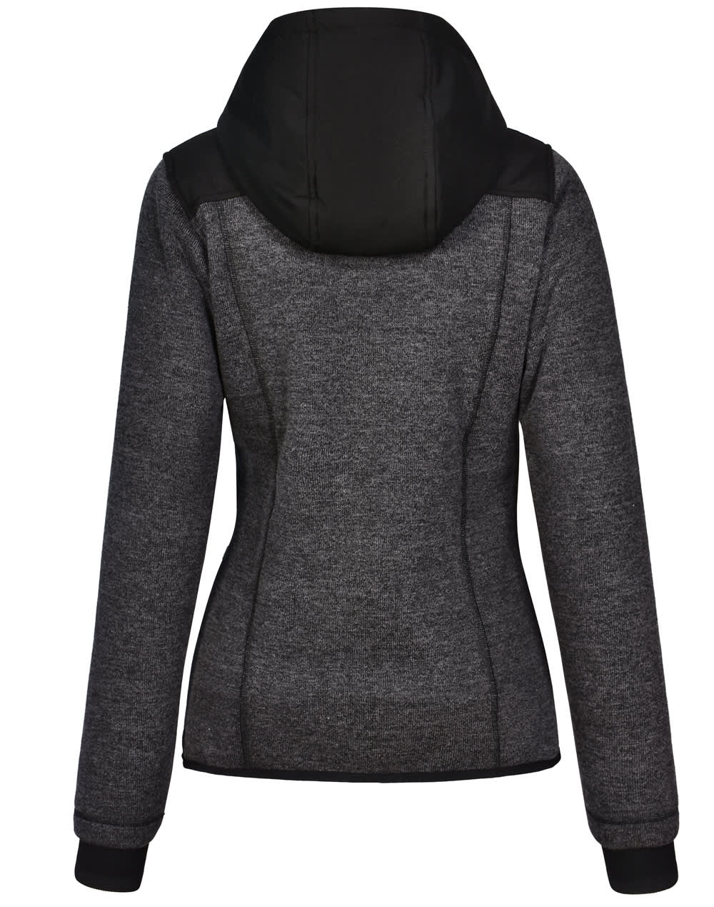 Ladies Heather Sleeve/Quilted Body Jacket [53-JK44]