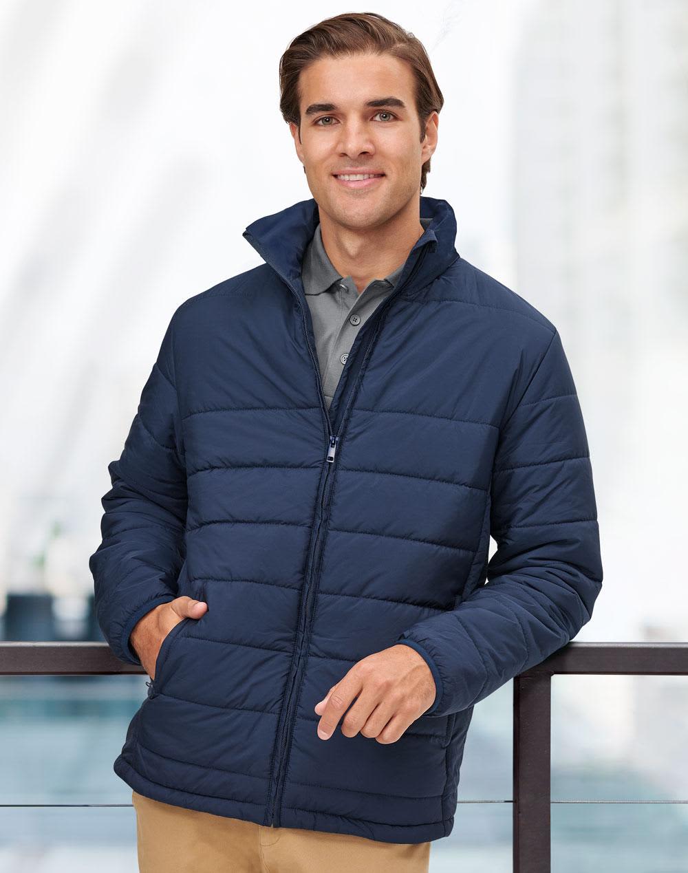 Mens Sustainable Insulated Puffer Jacket 3D Cut [53-JK59]