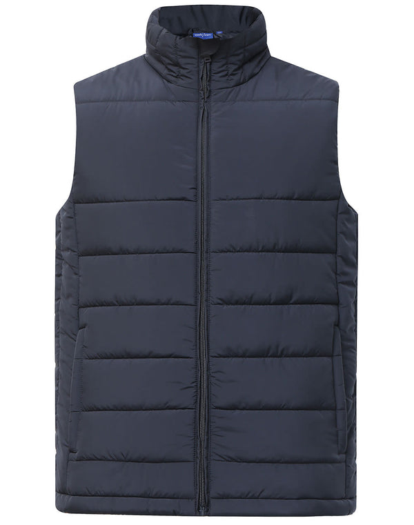 Mens Sustainable Insulated Puffer Vest 3D Cut [53-JK61]