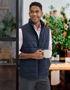 Mens Sustainable Insulated Puffer Vest 3D Cut [53-JK61]