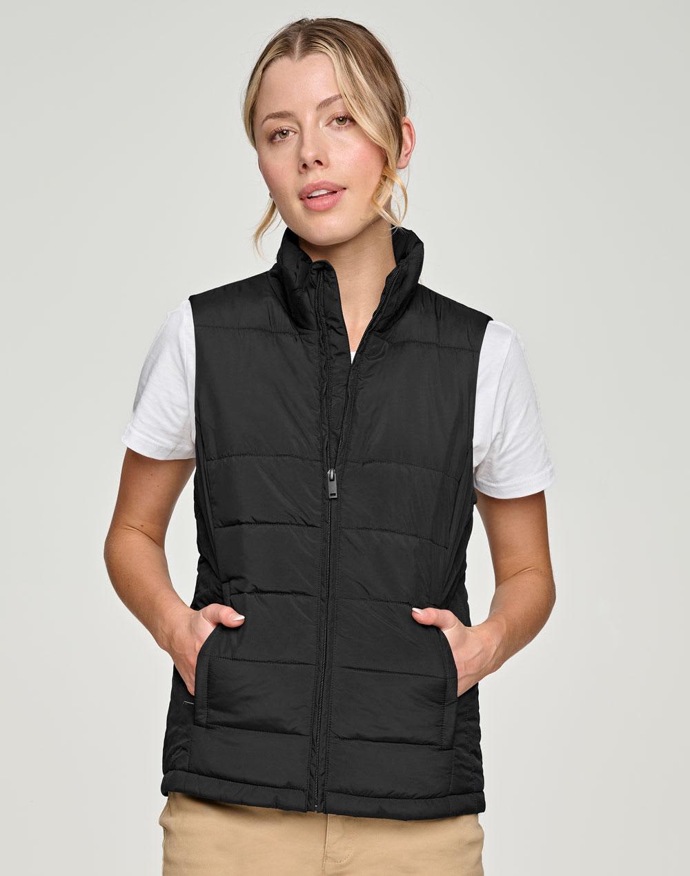 Ladies Sustainable Insulated Puffer Vest 3D Cut [53-JK62]