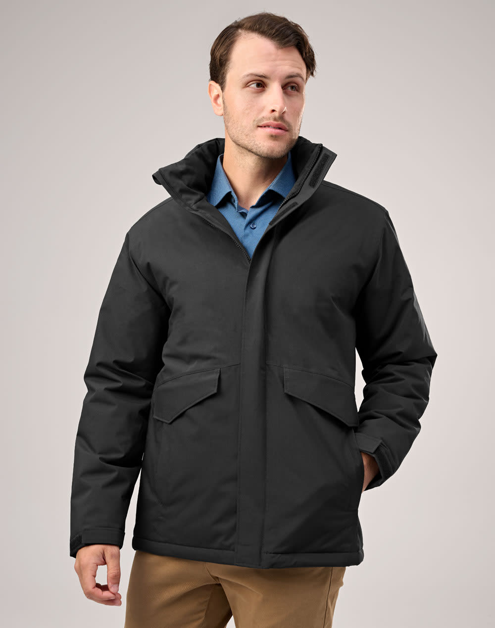 Unisex Quilted Waterproof Jacket [53-JK65]