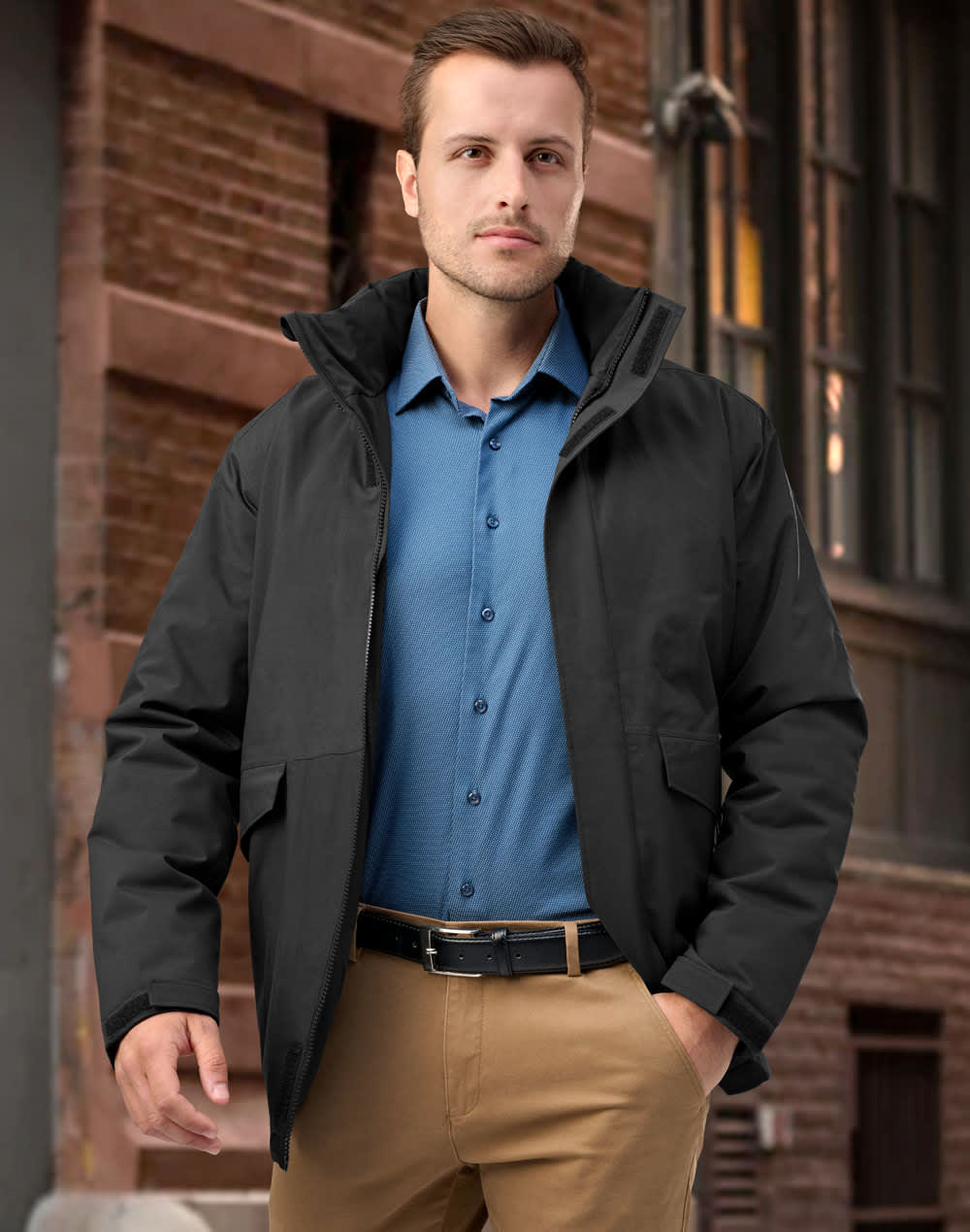 Unisex Quilted Waterproof Jacket [53-JK65]