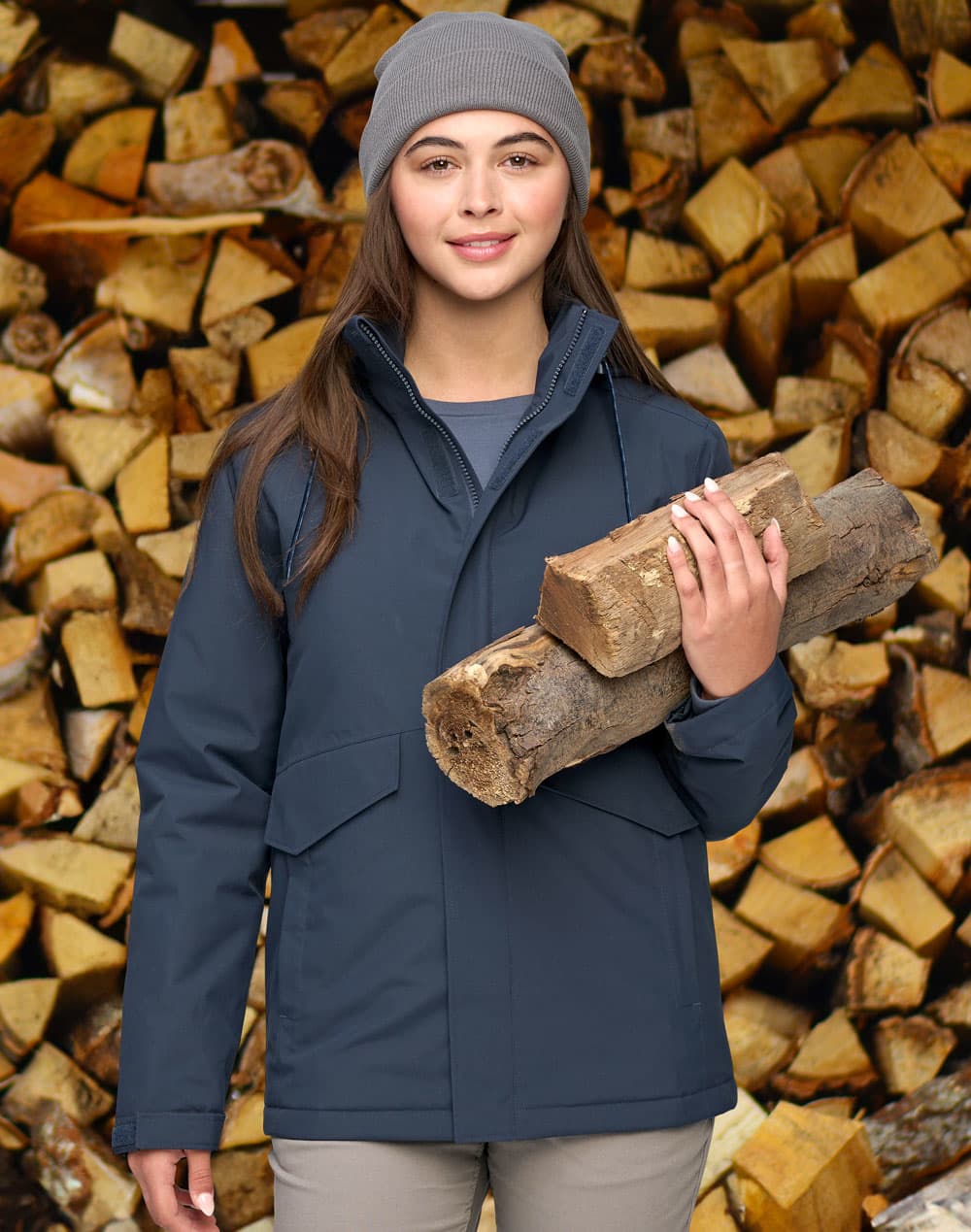 Unisex Quilted Waterproof Jacket [53-JK65]