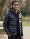Adults Sustainable Lightweight Hooded Puffer Jacket [53-JK67]