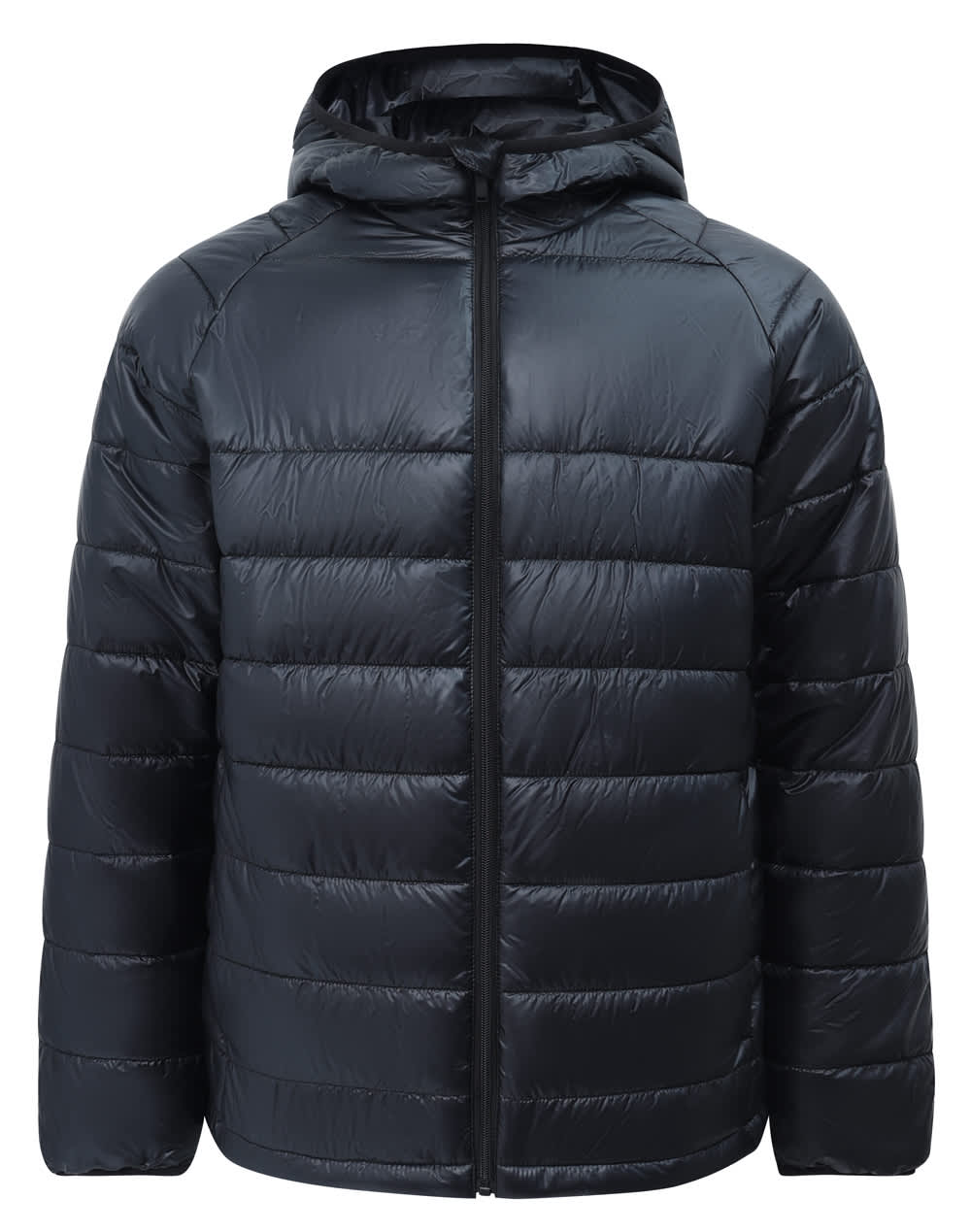 Adults Sustainable Lightweight Hooded Puffer Jacket [53-JK67]