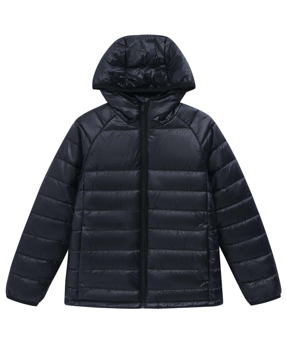Adults Sustainable Lightweight Hooded Puffer Jacket [53-JK67]