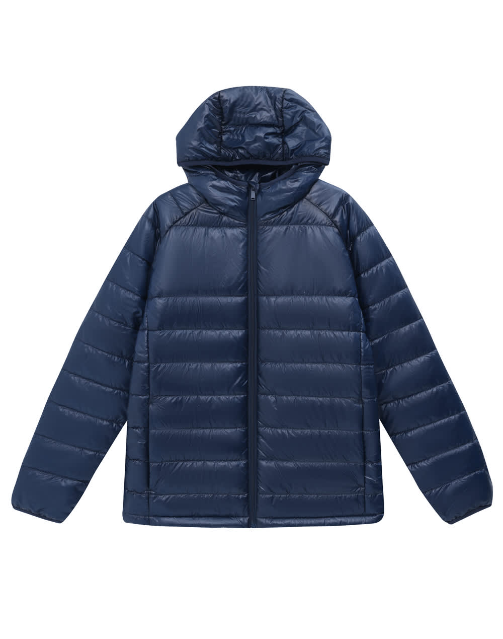 Adults Sustainable Lightweight Hooded Puffer Jacket [53-JK67]