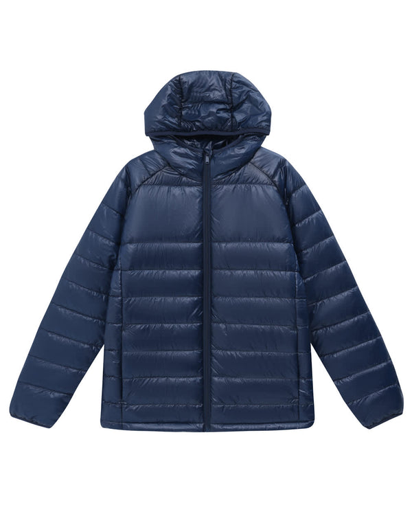 Adults Sustainable Lightweight Hooded Puffer Jacket [53-JK67]