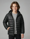 Kids Sustainable Lightweight Hooded Puffer Jacket [53-JK67K]