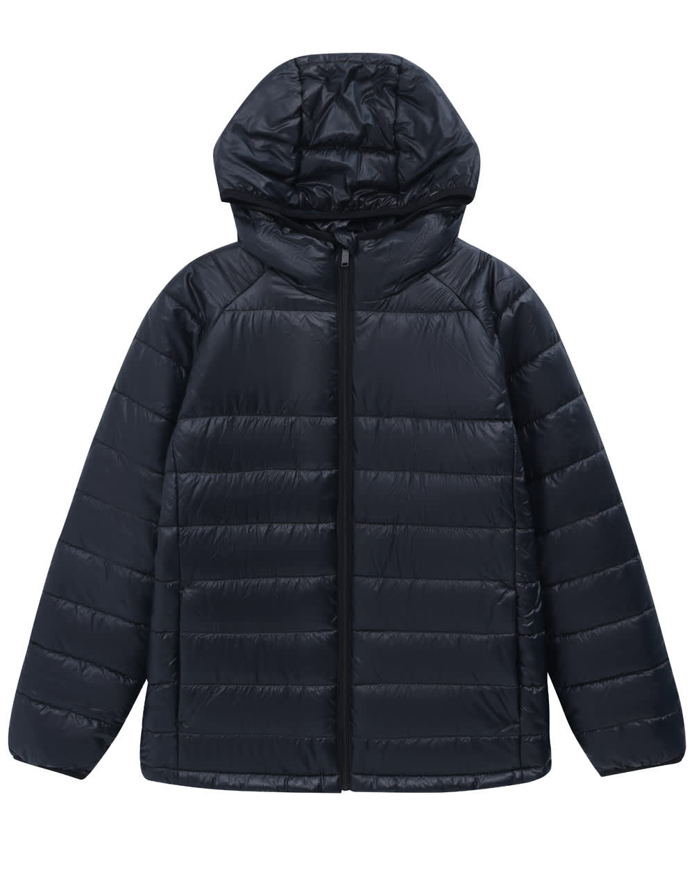 Kids Sustainable Lightweight Hooded Puffer Jacket [53-JK67K]