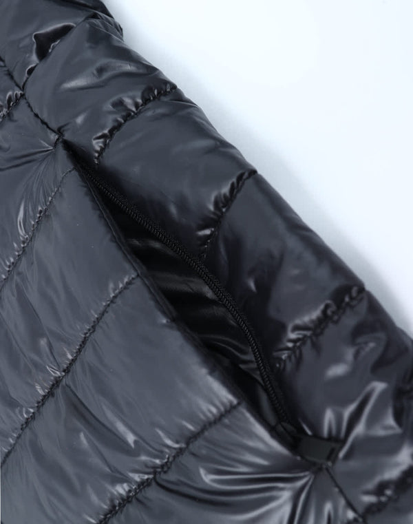 Kids Sustainable Lightweight Hooded Puffer Jacket [53-JK67K]
