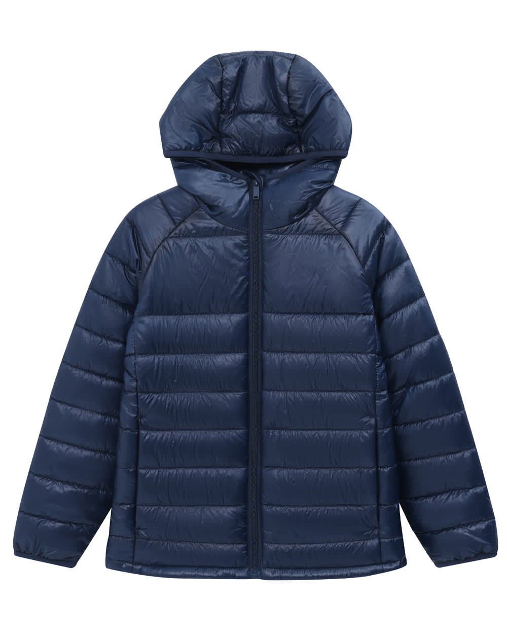 Kids Sustainable Lightweight Hooded Puffer Jacket [53-JK67K]