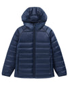 Kids Sustainable Lightweight Hooded Puffer Jacket [53-JK67K]