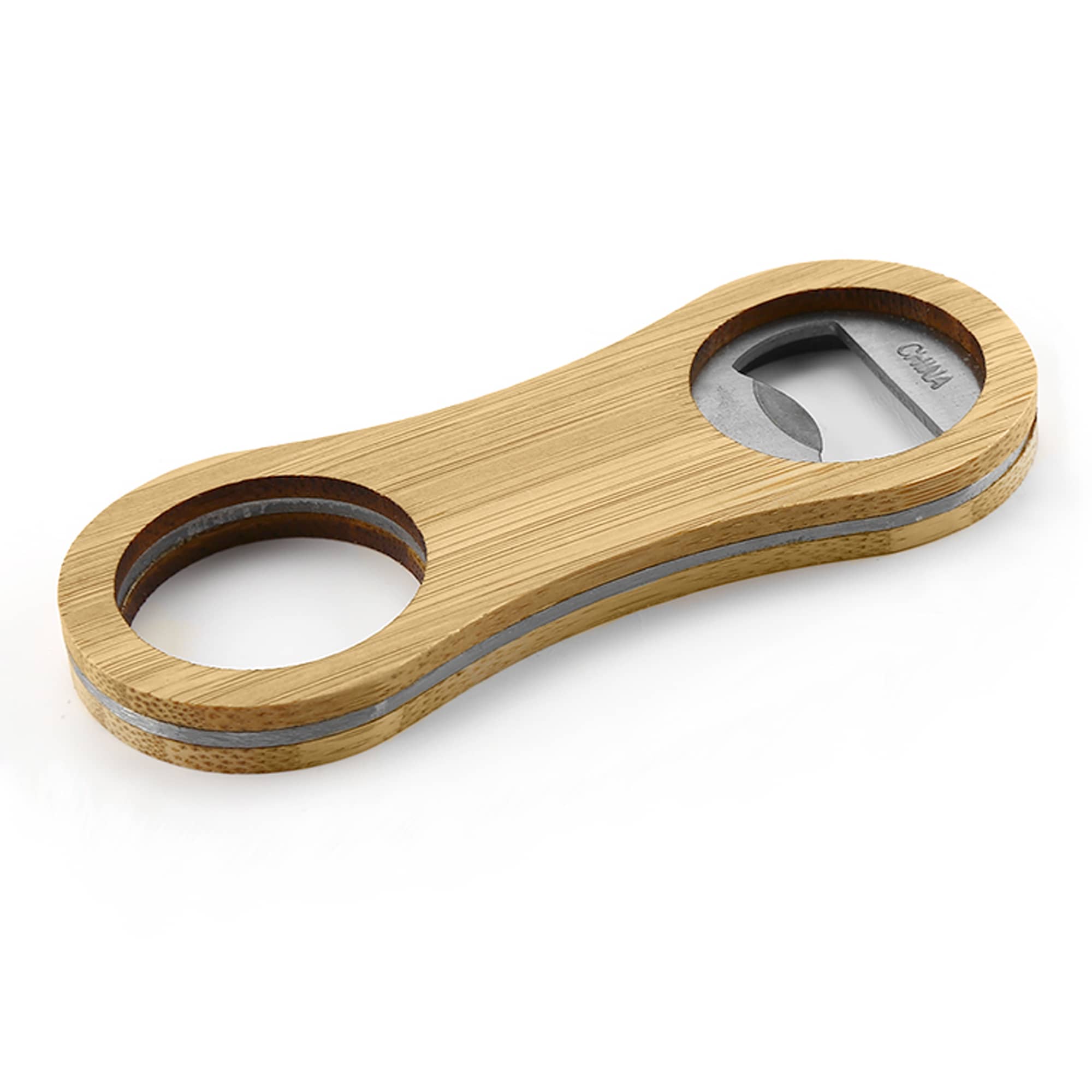 Intox Bamboo Bottle Opener Key Ring [19-KRB021]