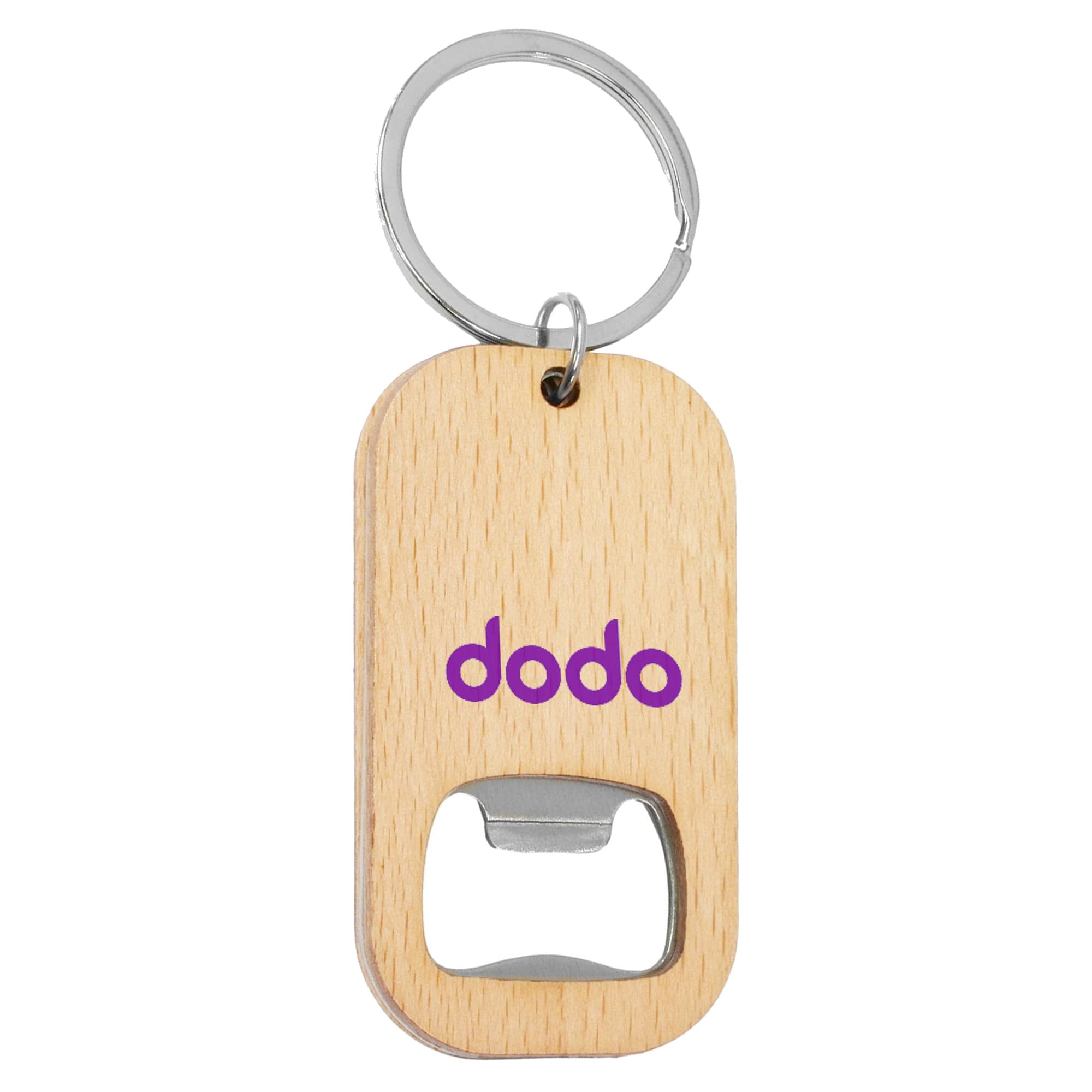 Bamboo Bar Bottle Opener Key Ring [19-KRB022]