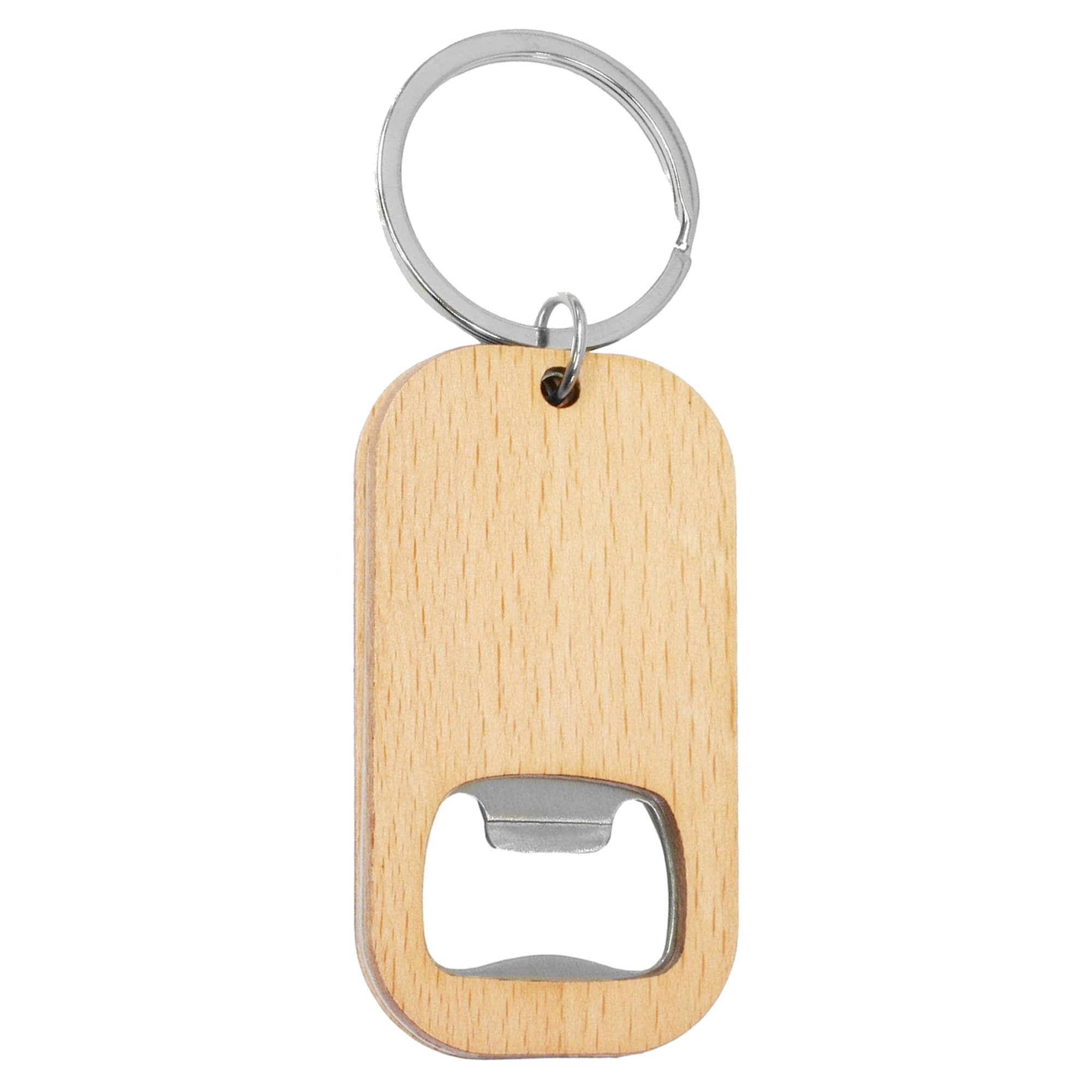 Bamboo Bar Bottle Opener Key Ring [19-KRB022]