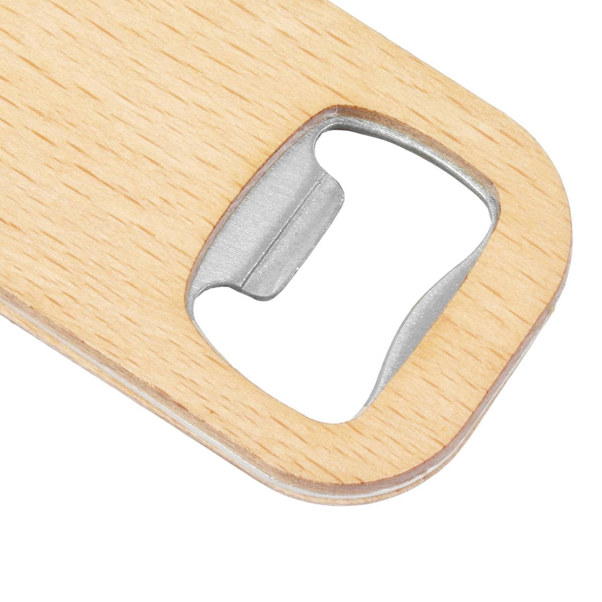 Bamboo Bar Bottle Opener Key Ring [19-KRB022]