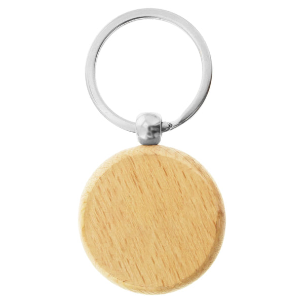 Wood Round Key Ring [19-KRR013]