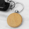Wood Round Key Ring [19-KRR013]