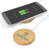 Arc Round Bamboo Wireless Charger [2-LL0220]
