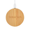 Arc Round Bamboo Wireless Charger [2-LL0220]