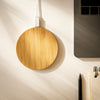 Arc Round Bamboo Wireless Charger [2-LL0220]