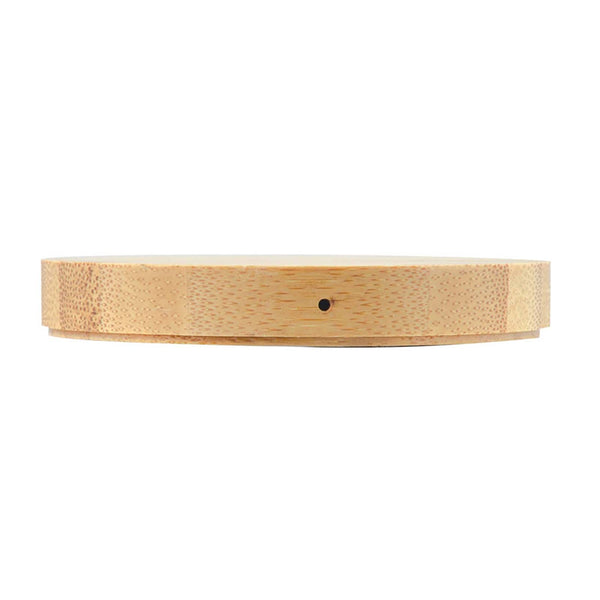 Arc Round Bamboo Wireless Charger [2-LL0220]