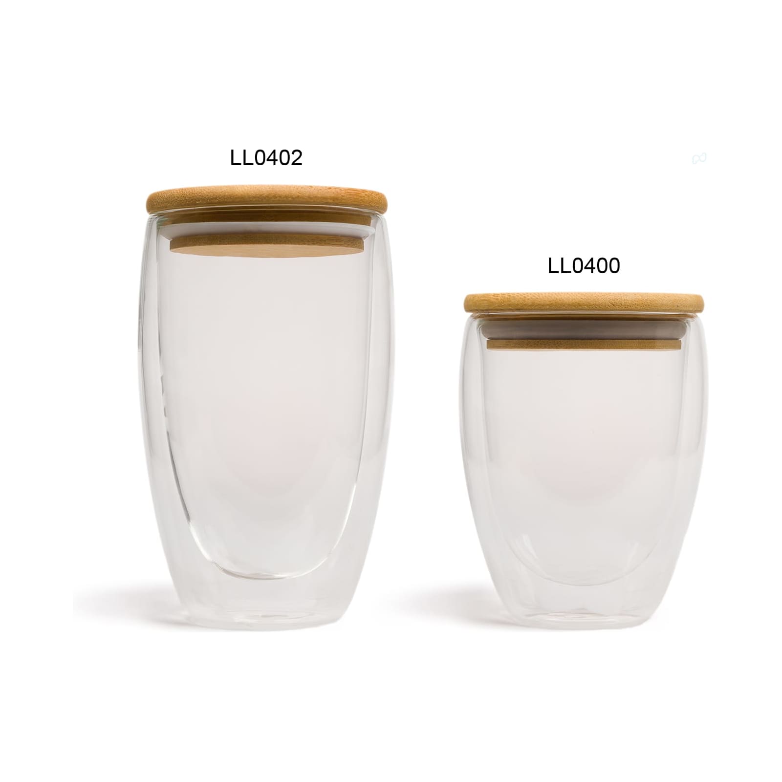 Sierra 450ml Double Wall Glass Cup [2-LL0402]