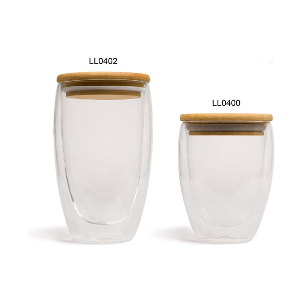 Sierra 450ml Double Wall Glass Cup [2-LL0402]