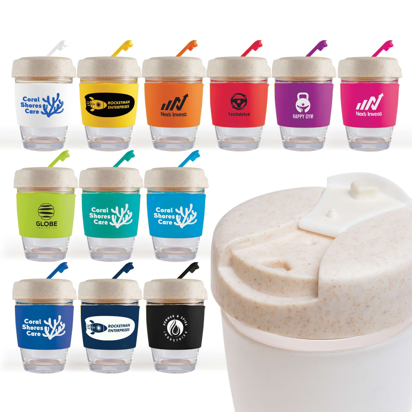 Vienna Eco Coffee Cup / Silicone Band [2-LL0413]