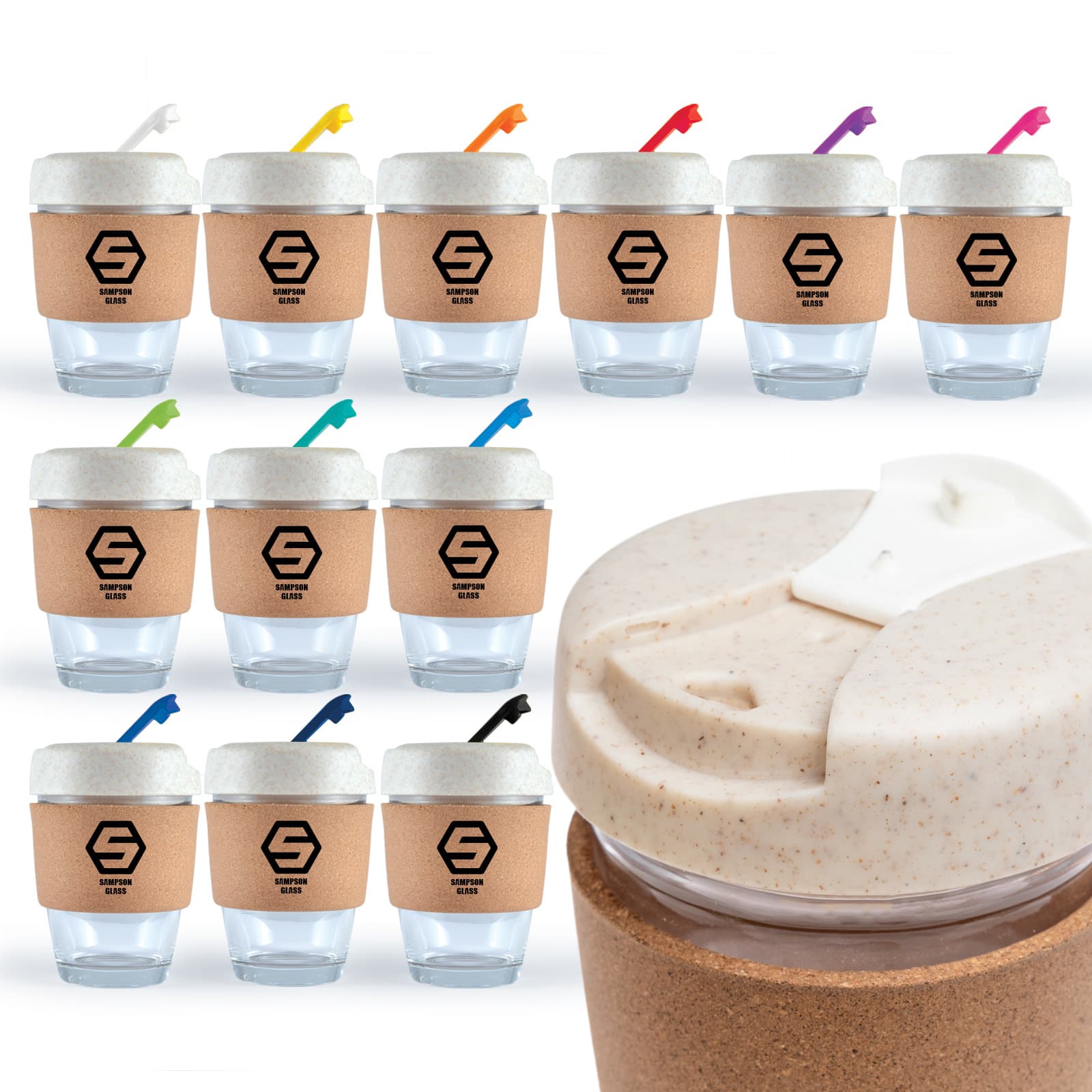 Vienna Eco Coffee Cup /  Cork Band [2-LL0414]